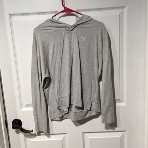 Cropped Grey Hoodie from Puma
